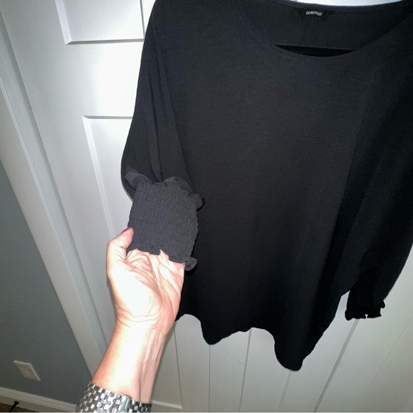 Sokoto Black Oversized Boxy Tunic- large - Picture 3 of 7